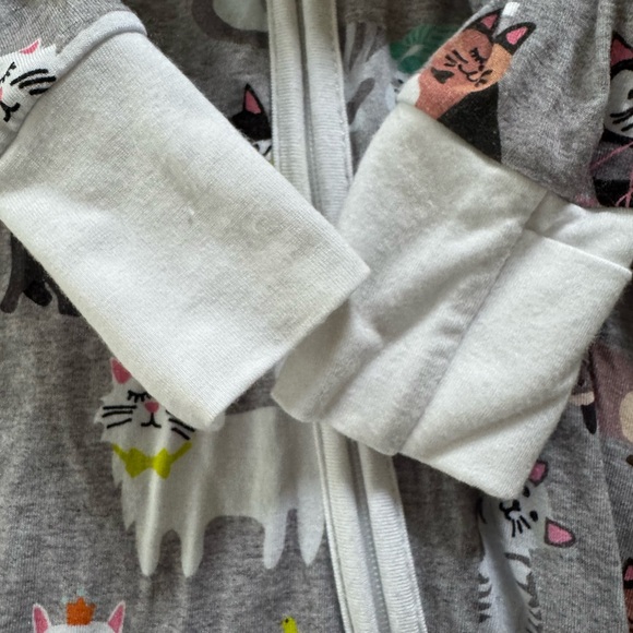 Little Sleepies Cat Zippie Pajama - Picture 5 of 5